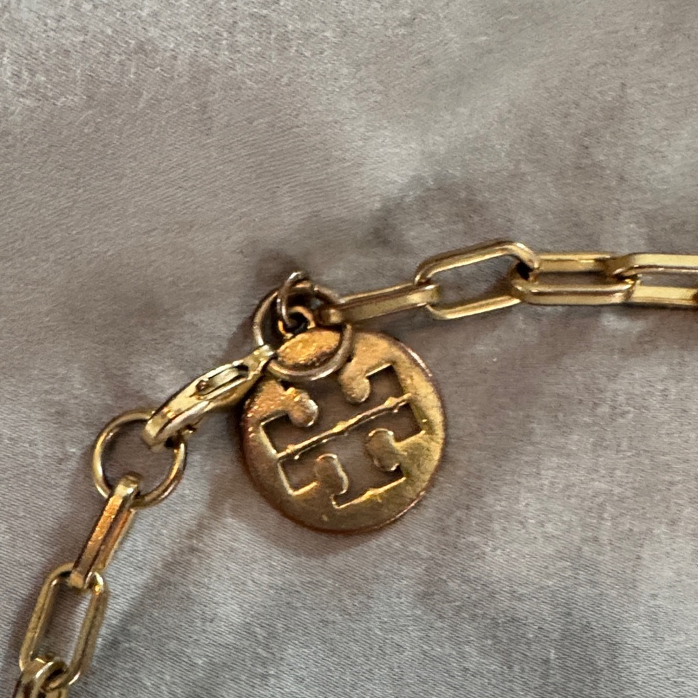 Tory Burch Gold Clover Necklace - Picture 2 of 4